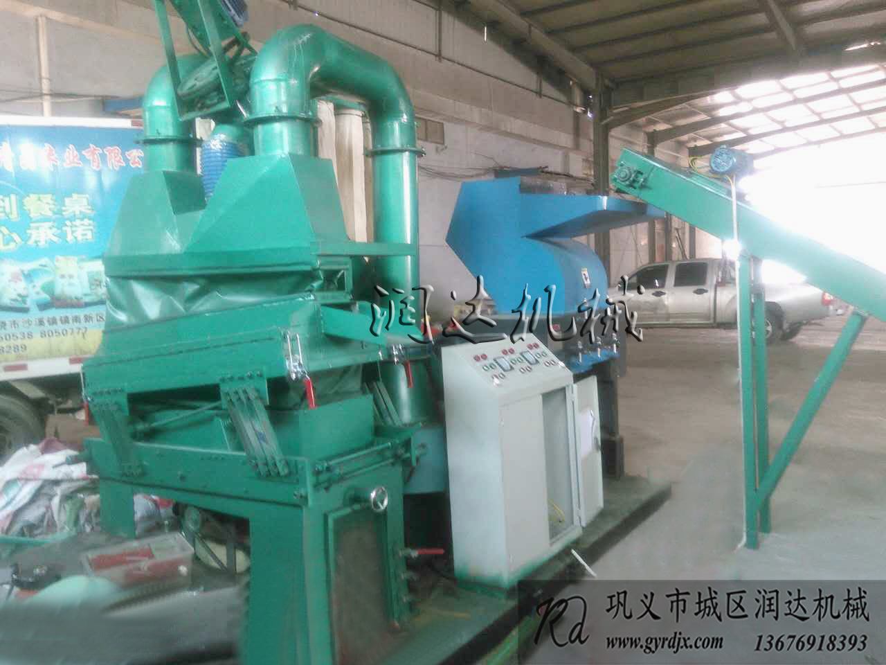 大型铜线铜米机客户现场-湖北